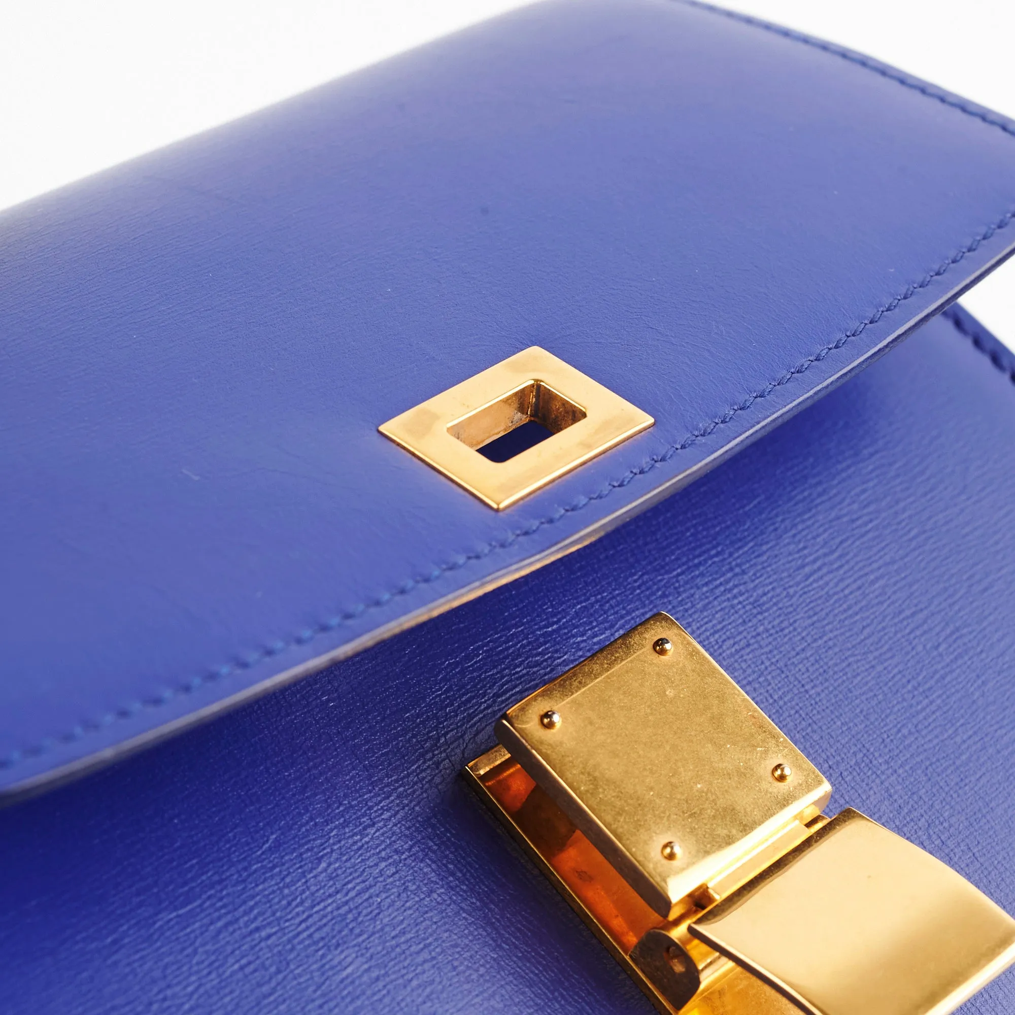 Celine Small Blue Box Crossbody Bag