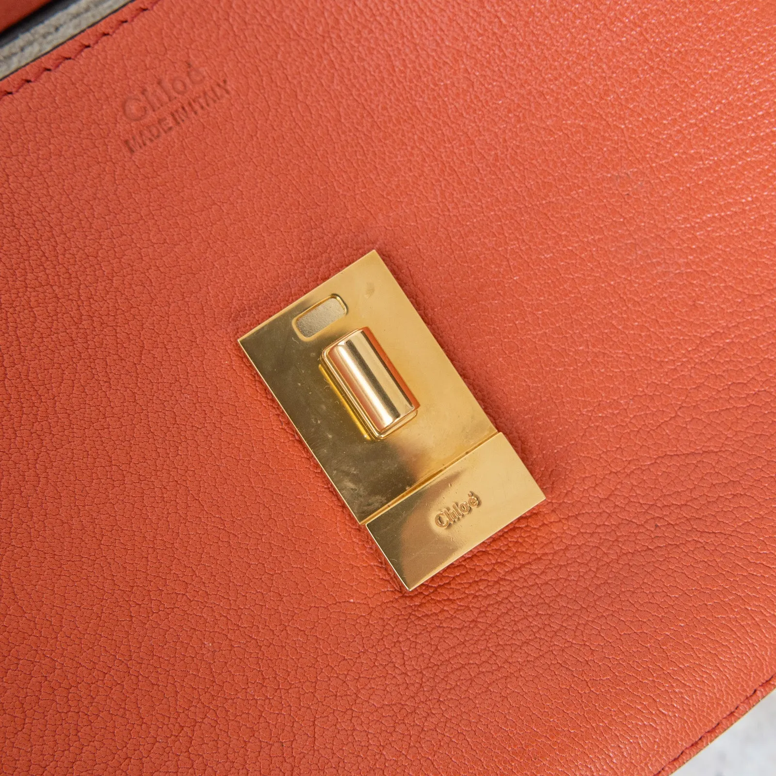 Chloe Caramel Drew Leather Bag