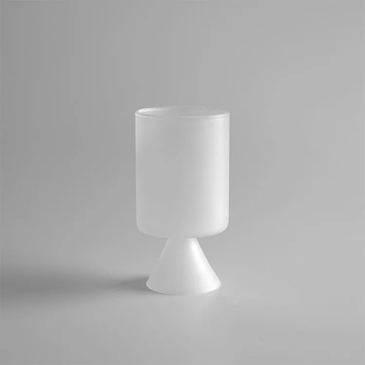 Clear b | Frosted Glass Cup