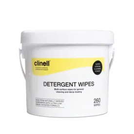 CLINELL DETERGENT WIPES BUCKET 260