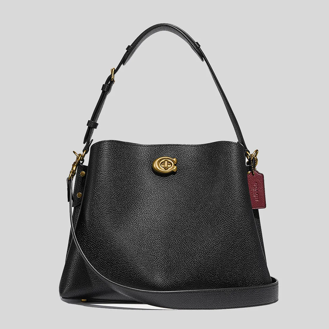 COACH Willow Shoulder Bag Black C2621