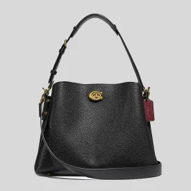 COACH Willow Shoulder Bag Black C2621