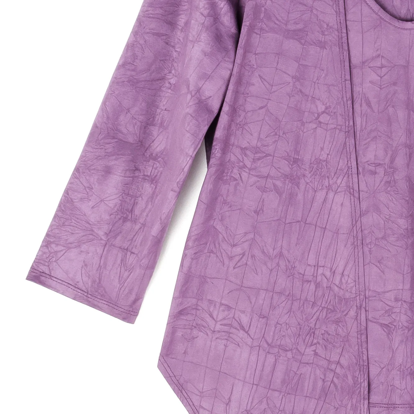 Crushed Silk Knit - Cardigan, Tank, Skirt-Pant 3pc Set - Plum - Final Sale!