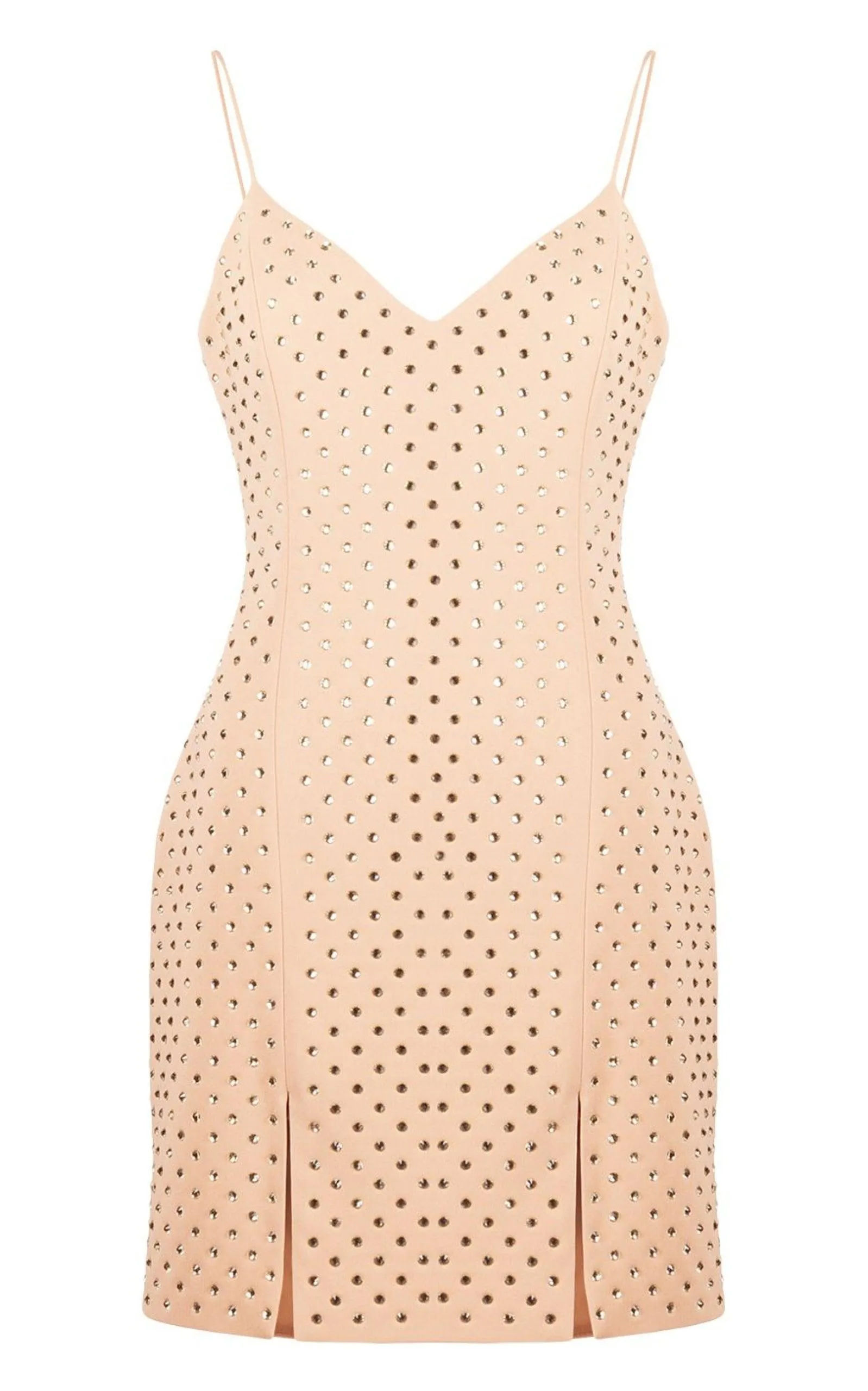 Crystal Embellished Mini Dress