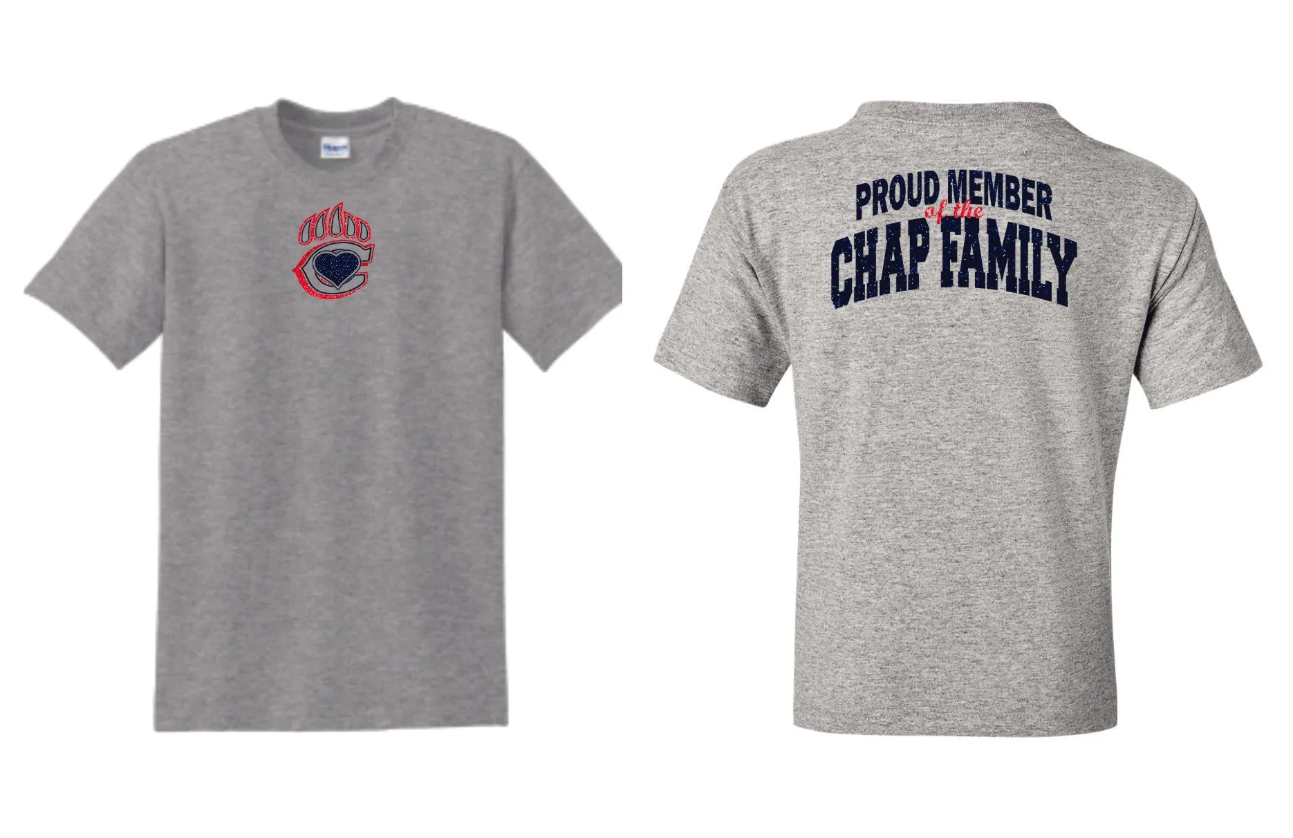 CTE Chap Family Basic Tee- Matte or Glitter