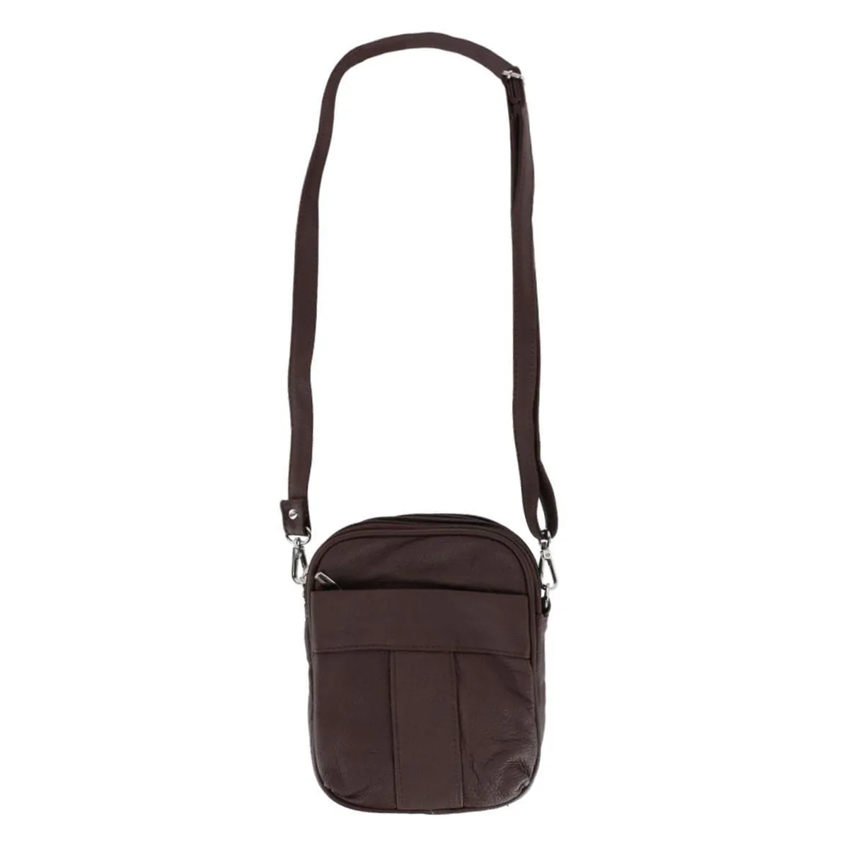 CTM® Cowhide Convertible Crossbody Waist pack