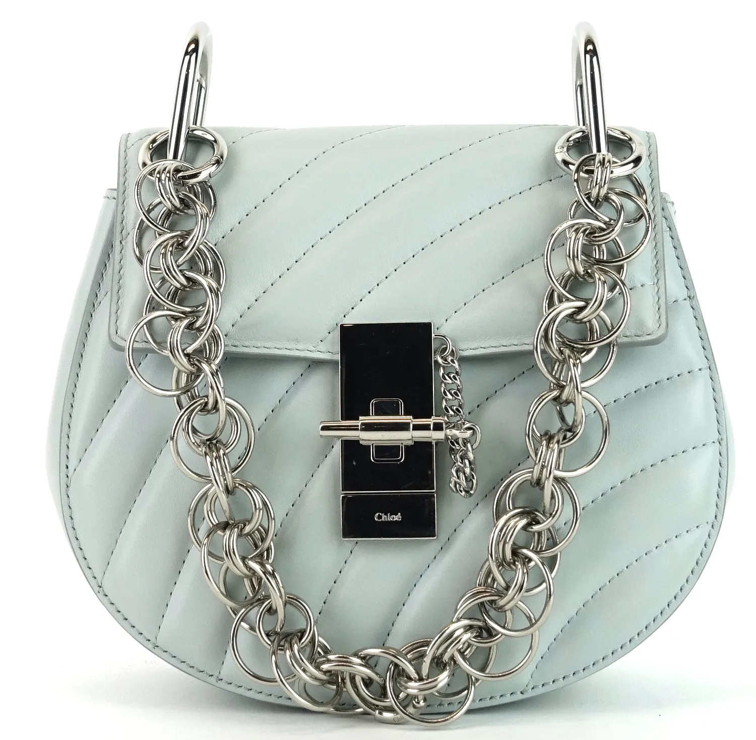 Drew Bijou Calf Leather Mini Crossbody Bag