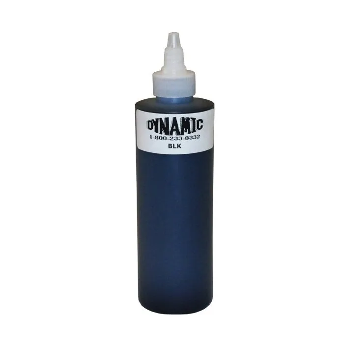 Dynamic Ink Tattoo Ink - 8 oz. - Dynamic Black