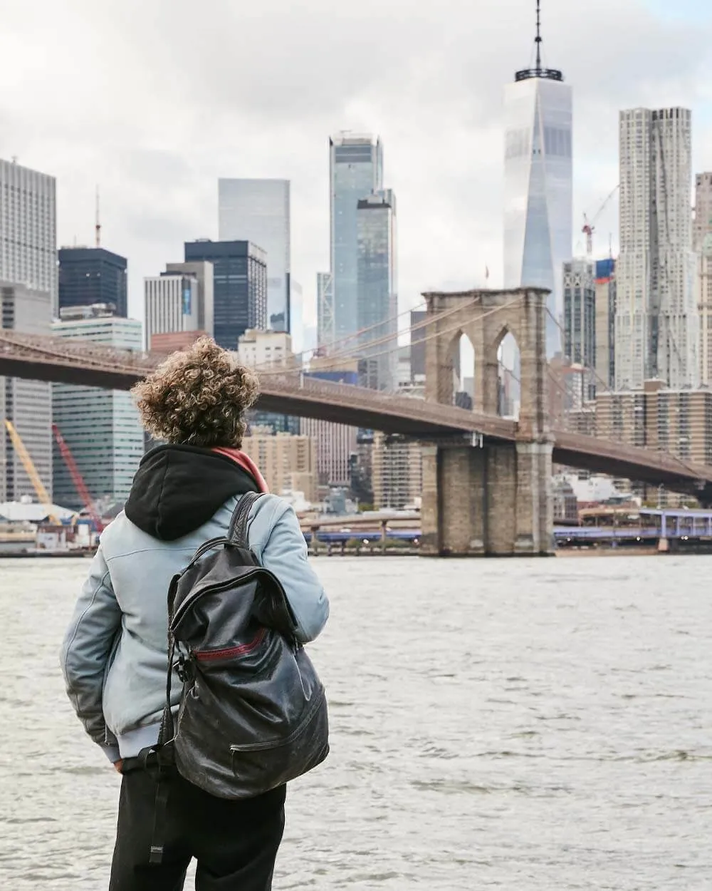 EdWonder X Burgundy Assemblage | Leather & Canvas Backpack