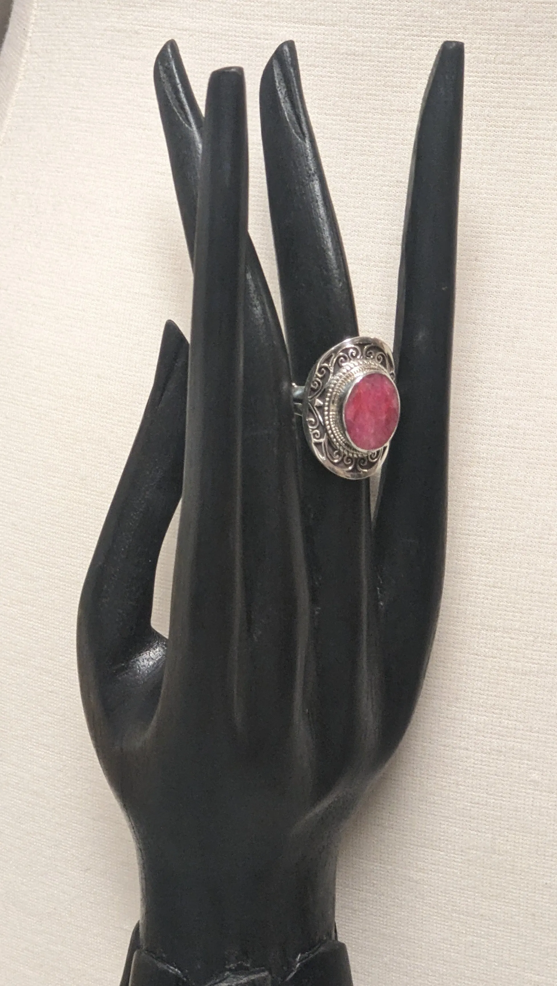 Exquisite Ruby Protection Ring