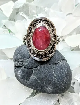 Exquisite Ruby Protection Ring