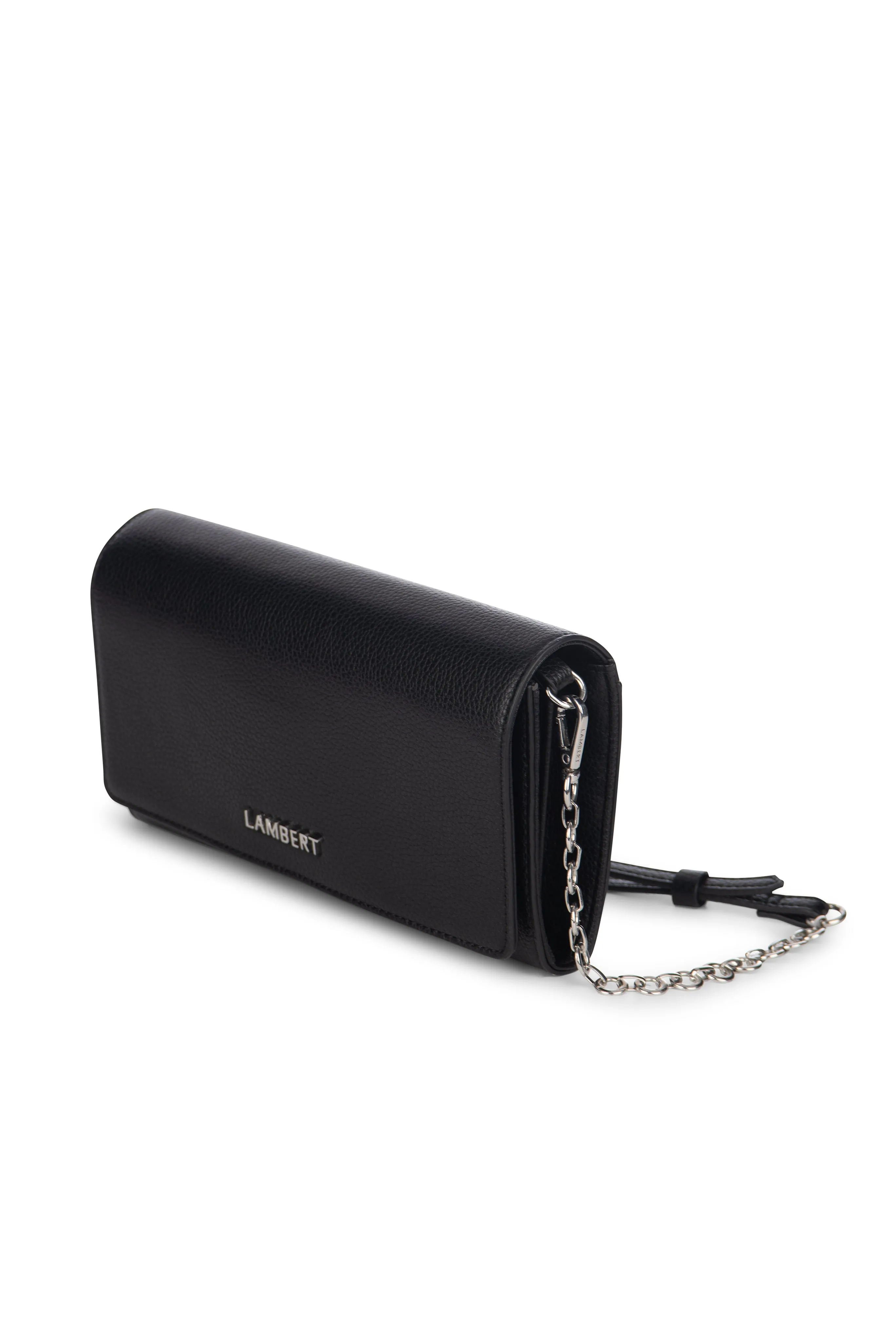 FELICIA WALLET ON CHAIN CROSSBODY BLACK