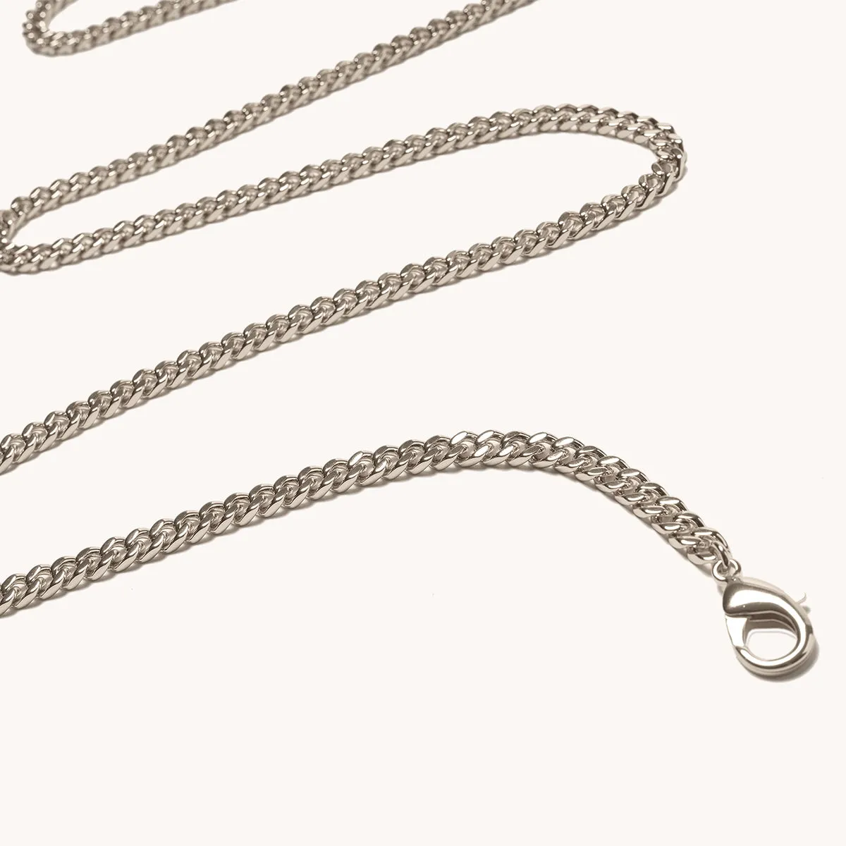 Flat Long Convertible Chain | Plated Brass