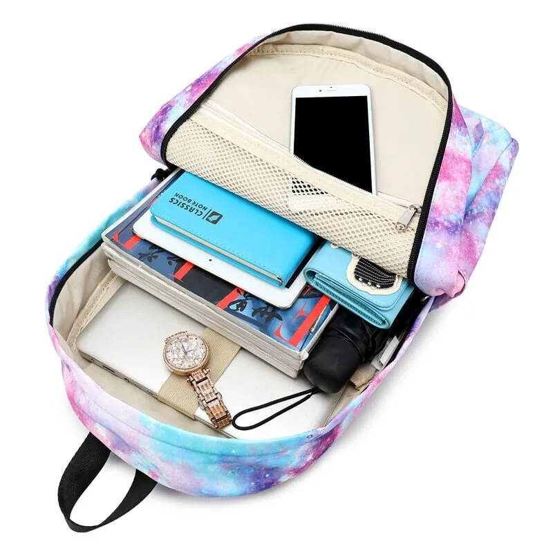 Galaxy School Bag Set