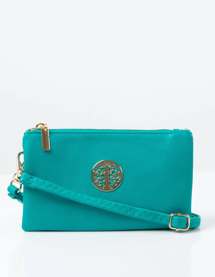 Green Blue Clutch Bag | Toni