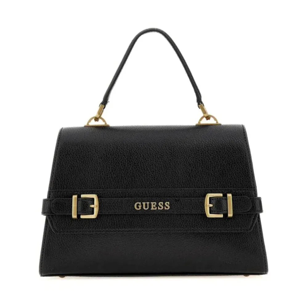 GUESS SESTRI TOP HANDLE FLAP - BLK