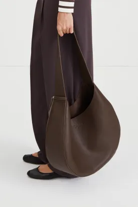 HAND BAG SHOPPER- YARDLY BAG DARK BROWN STRUCTURED