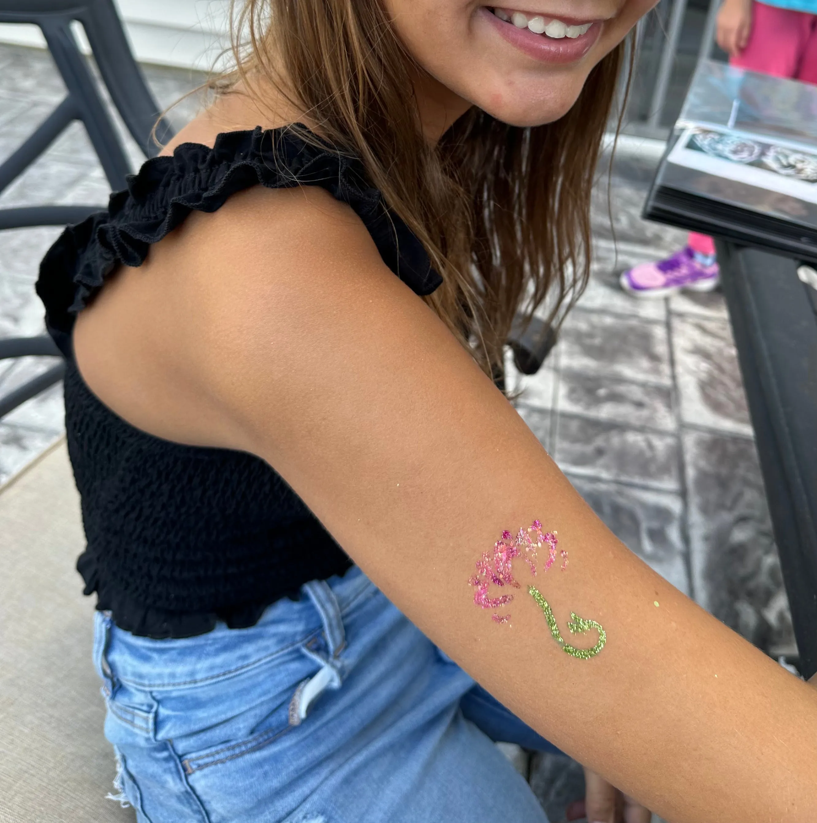 Hire a Glitter Tattoo Artist $100/hr