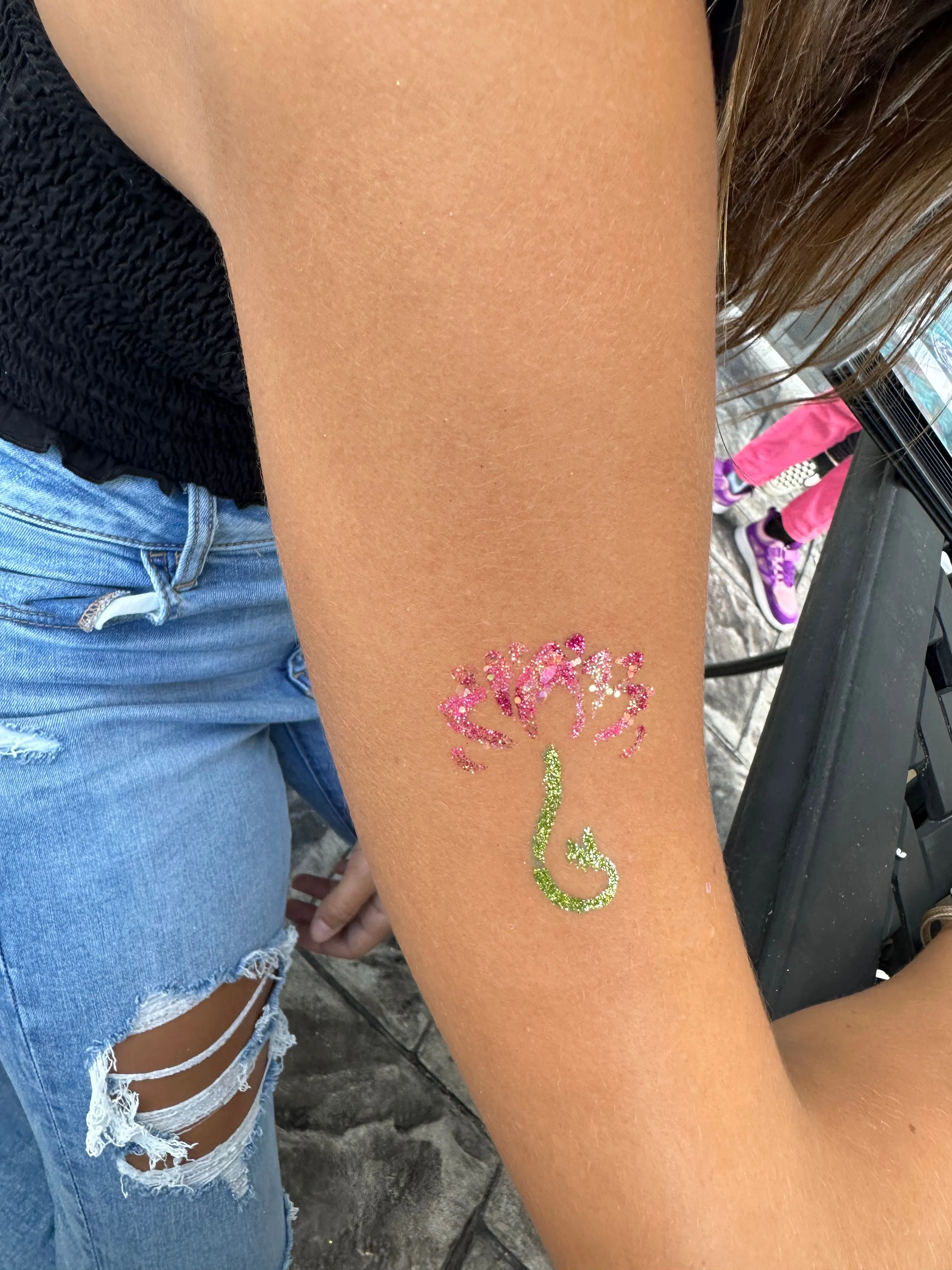 Hire a Glitter Tattoo Artist $100/hr