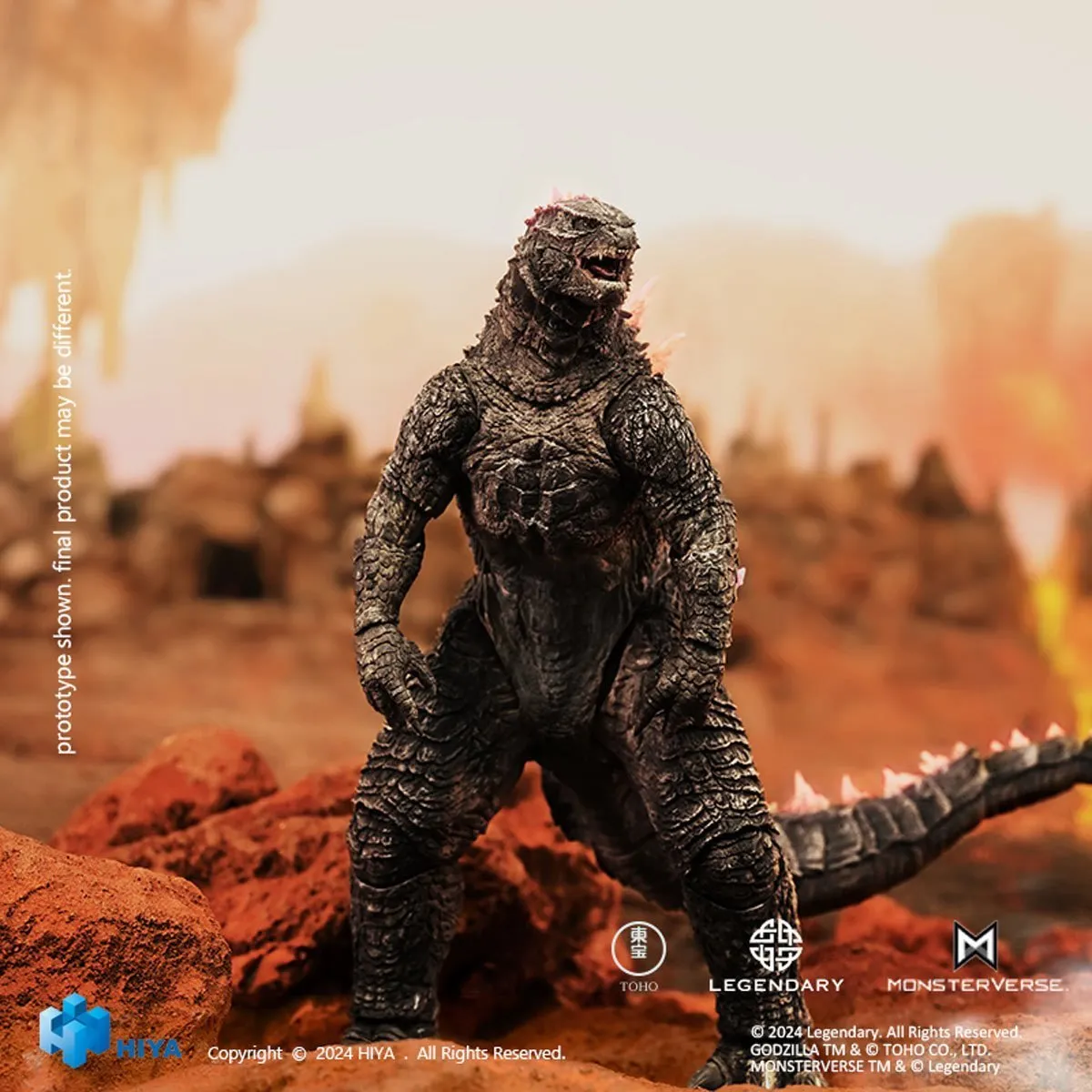 Hiya Toys Exquisite Basic Series Godzilla x Kong: The New Empire Godzilla Evolved (Previews Exclusive)