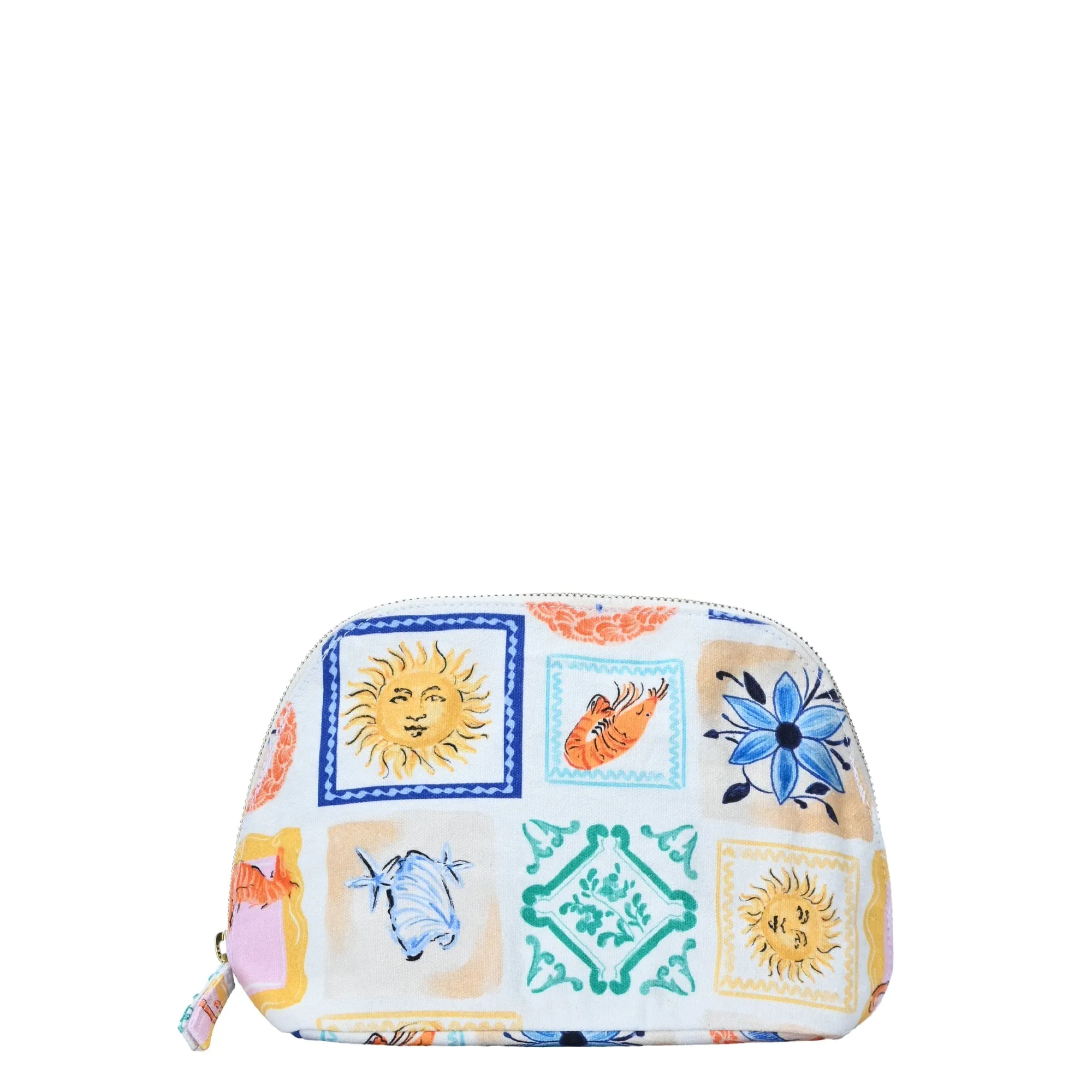 Isla's Mediterranean Mosaic Cosmetic Pouch