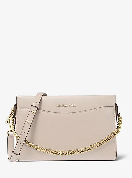 Jet Set Large Leather Chain Crossbody Bag