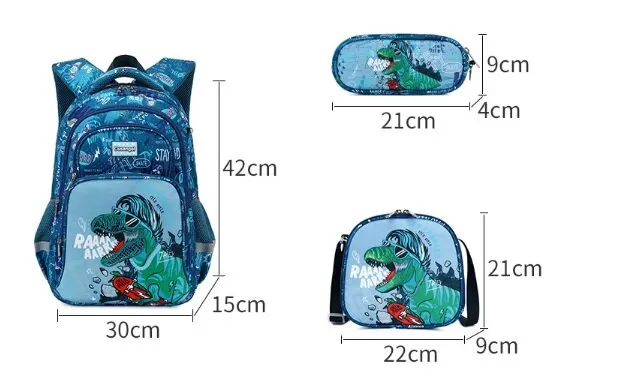 Kids Dinosaur Roar School Bag Backpack