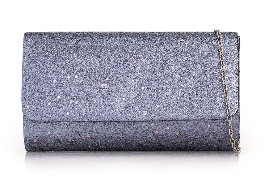 Koko H2166 Glitter Metallic Clutch Bag