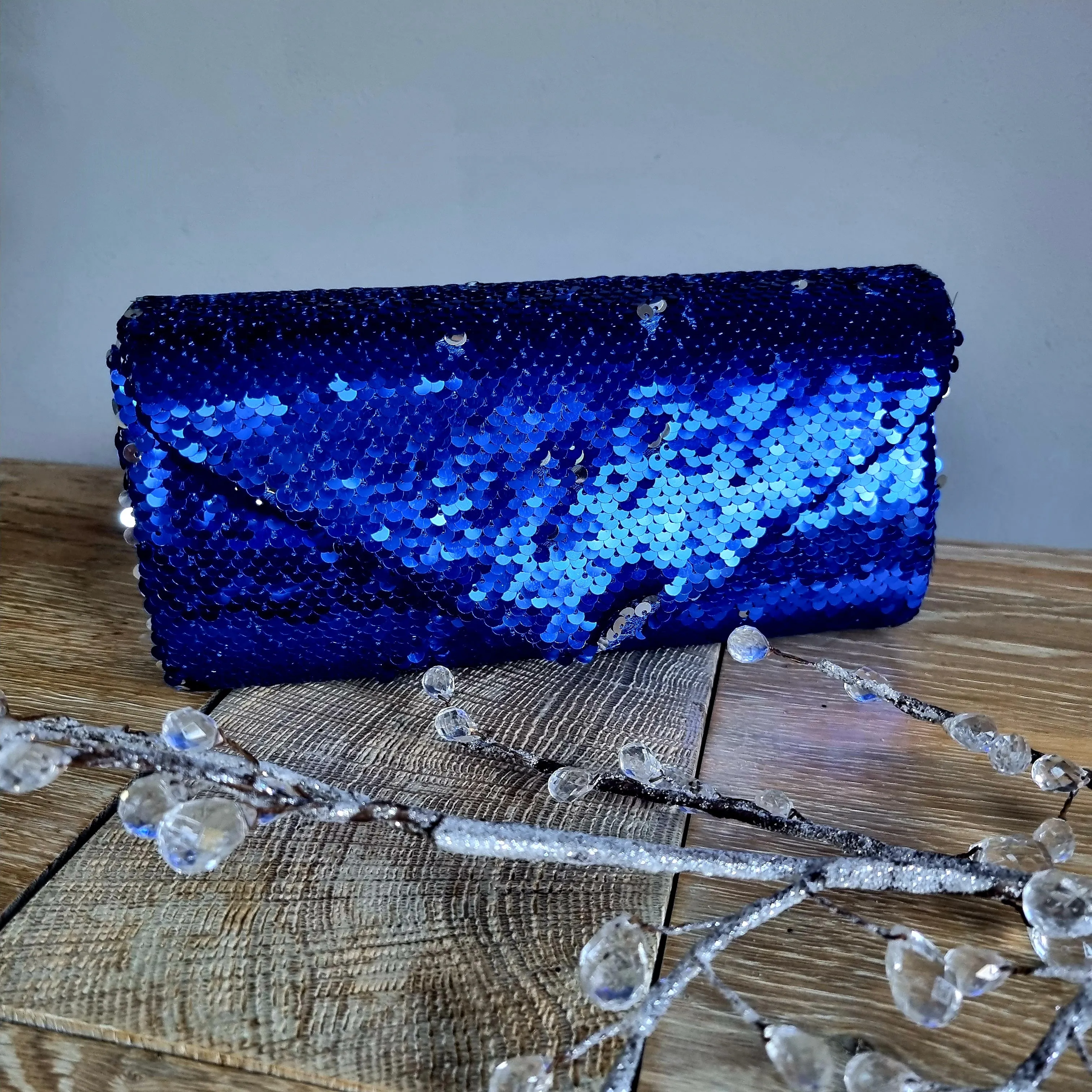 Koko Sequin clutch bag