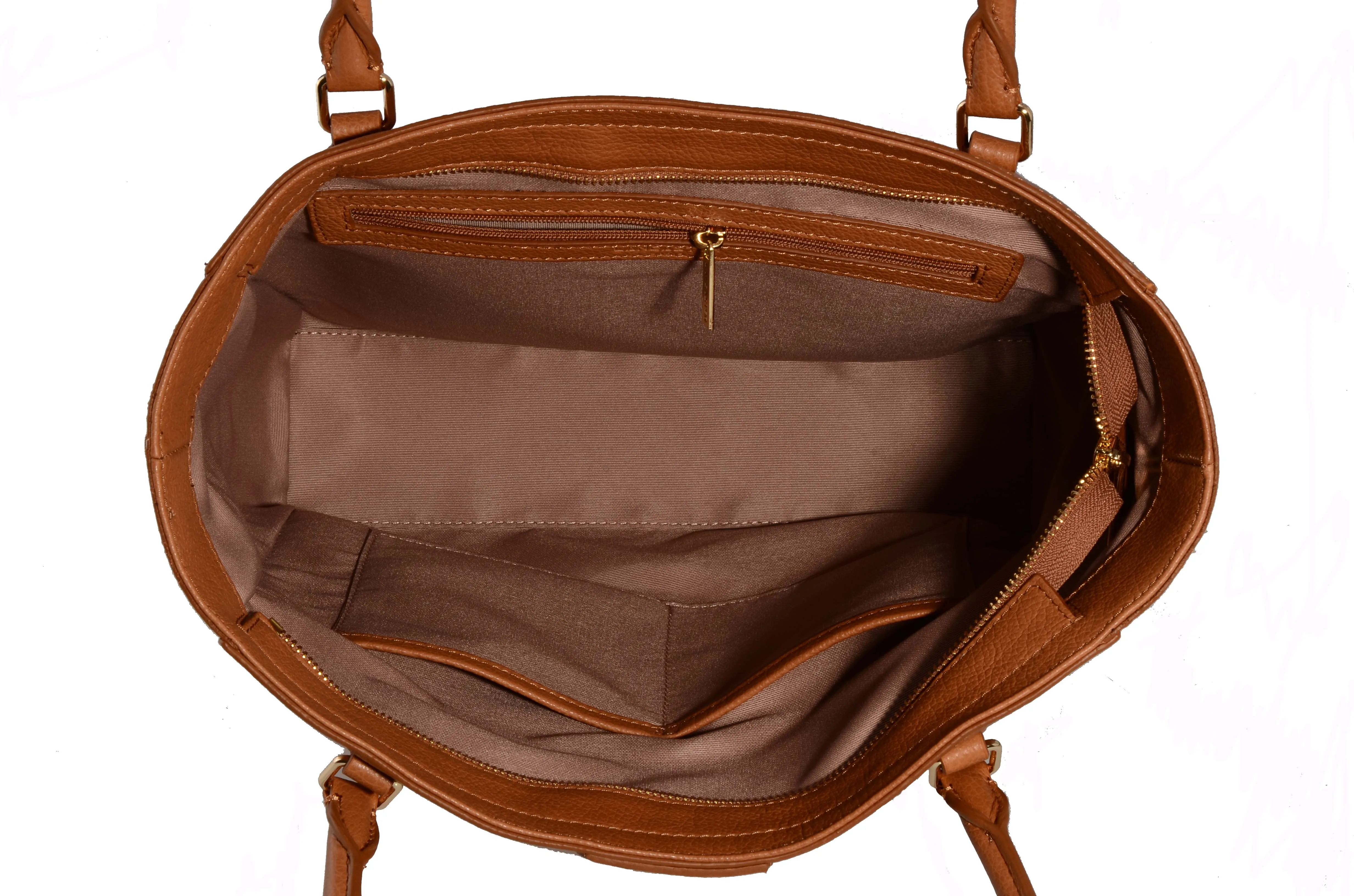 Lancaster Dune Shoulder Handbag in Camel