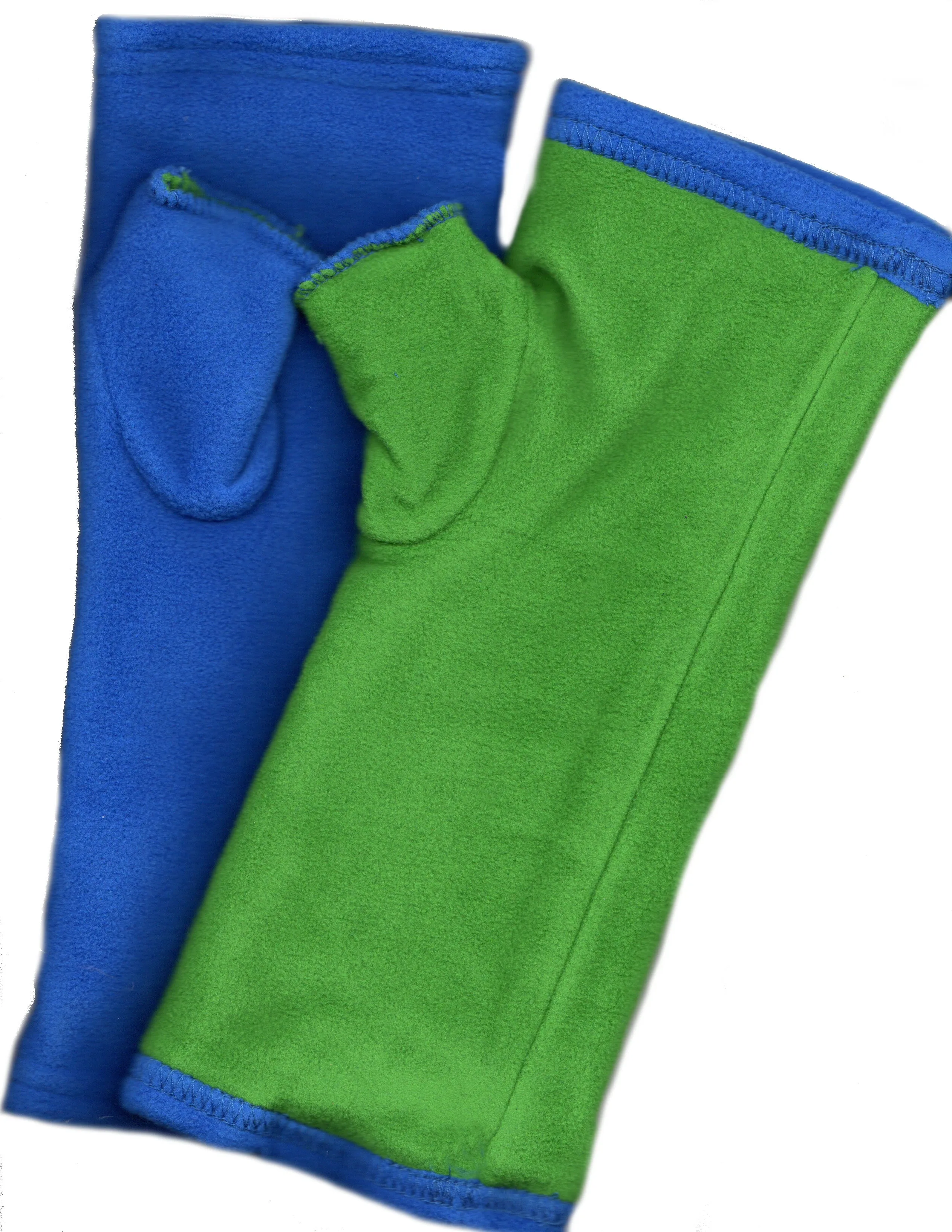 Lauer Reversible Microfleece Fingerless Gloves