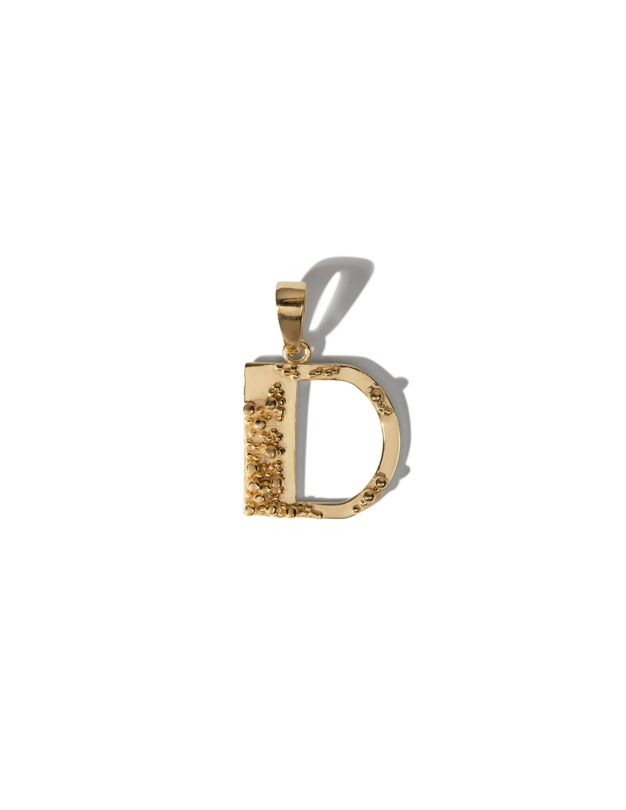 Letter Necklace A-Z <br> Gold Vermeil