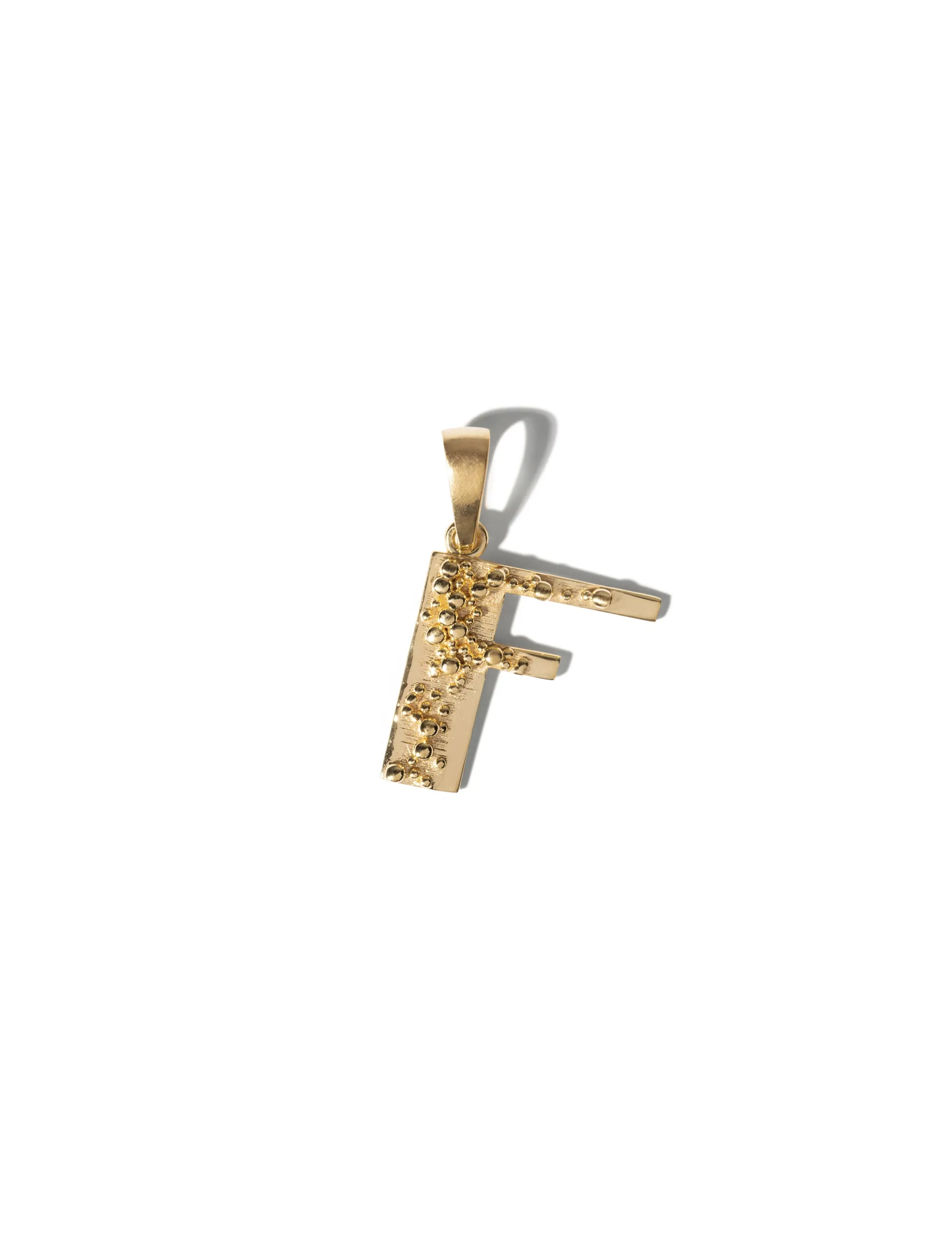 Letter Necklace A-Z <br> Gold Vermeil