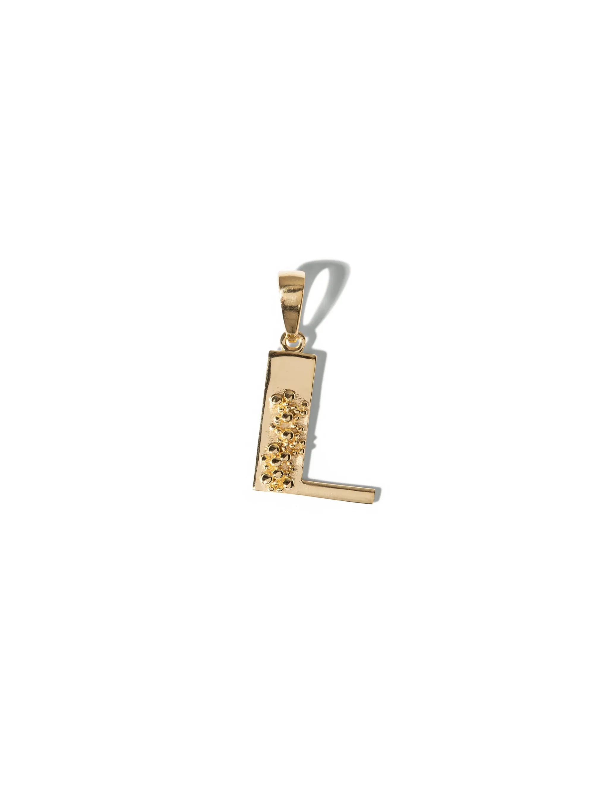 Letter Necklace A-Z <br> Gold Vermeil