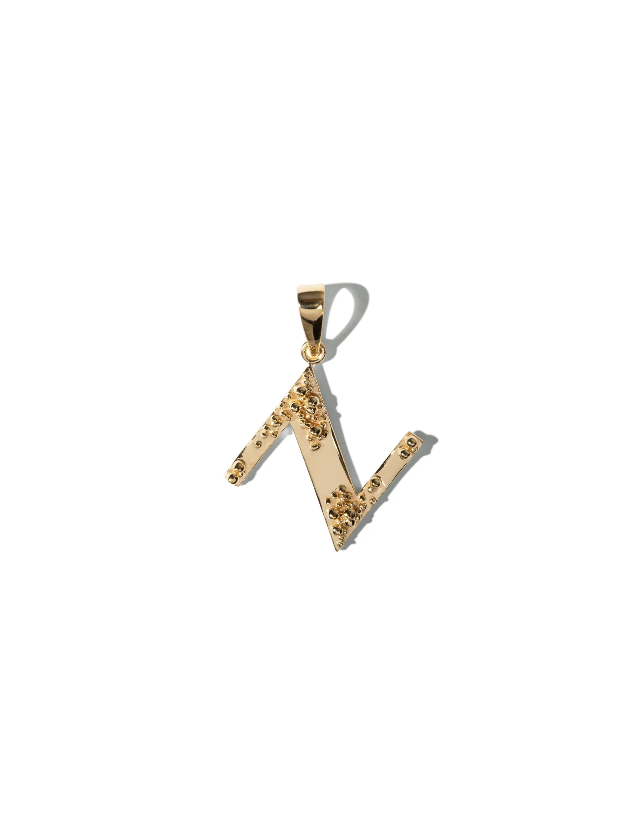 Letter Necklace A-Z <br> Gold Vermeil