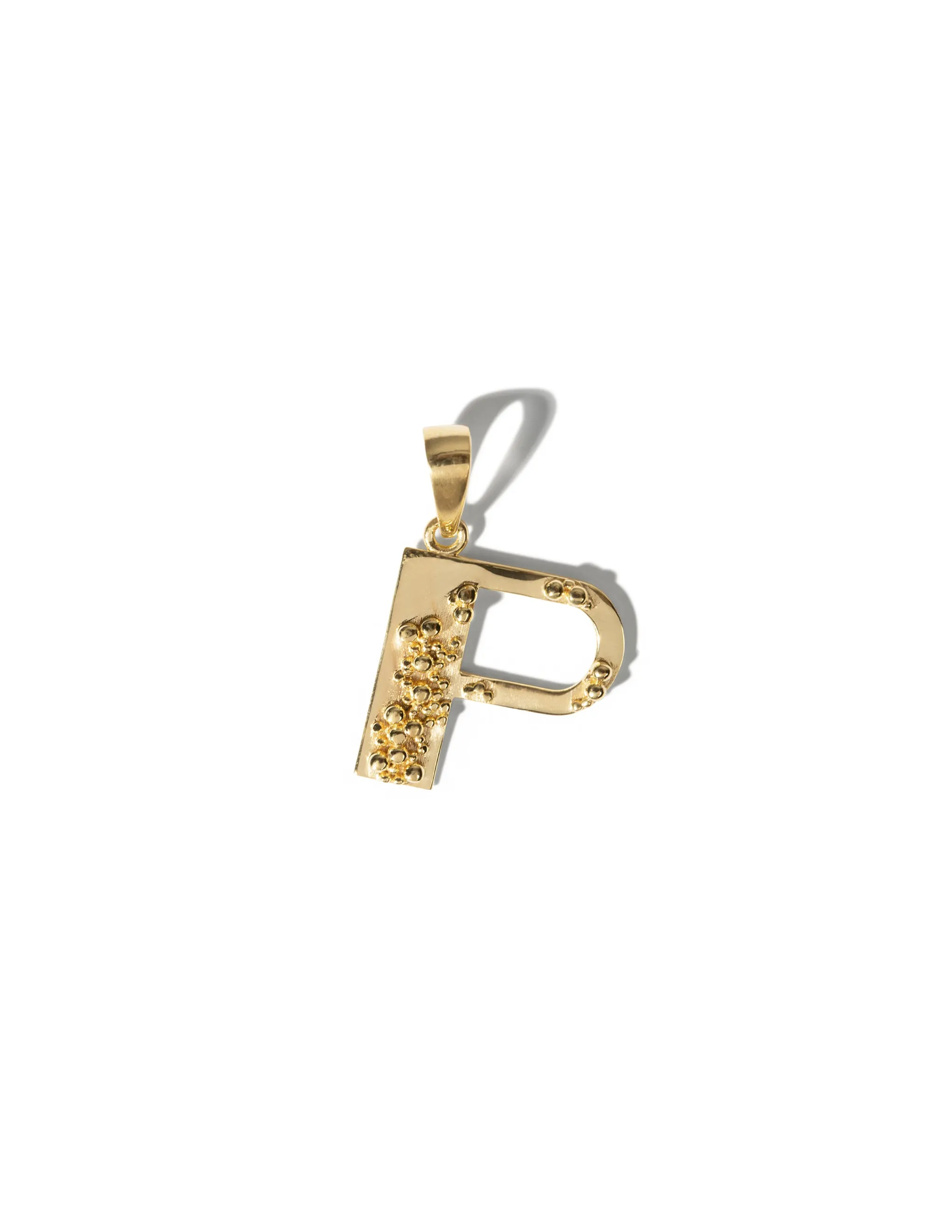 Letter Necklace A-Z <br> Gold Vermeil