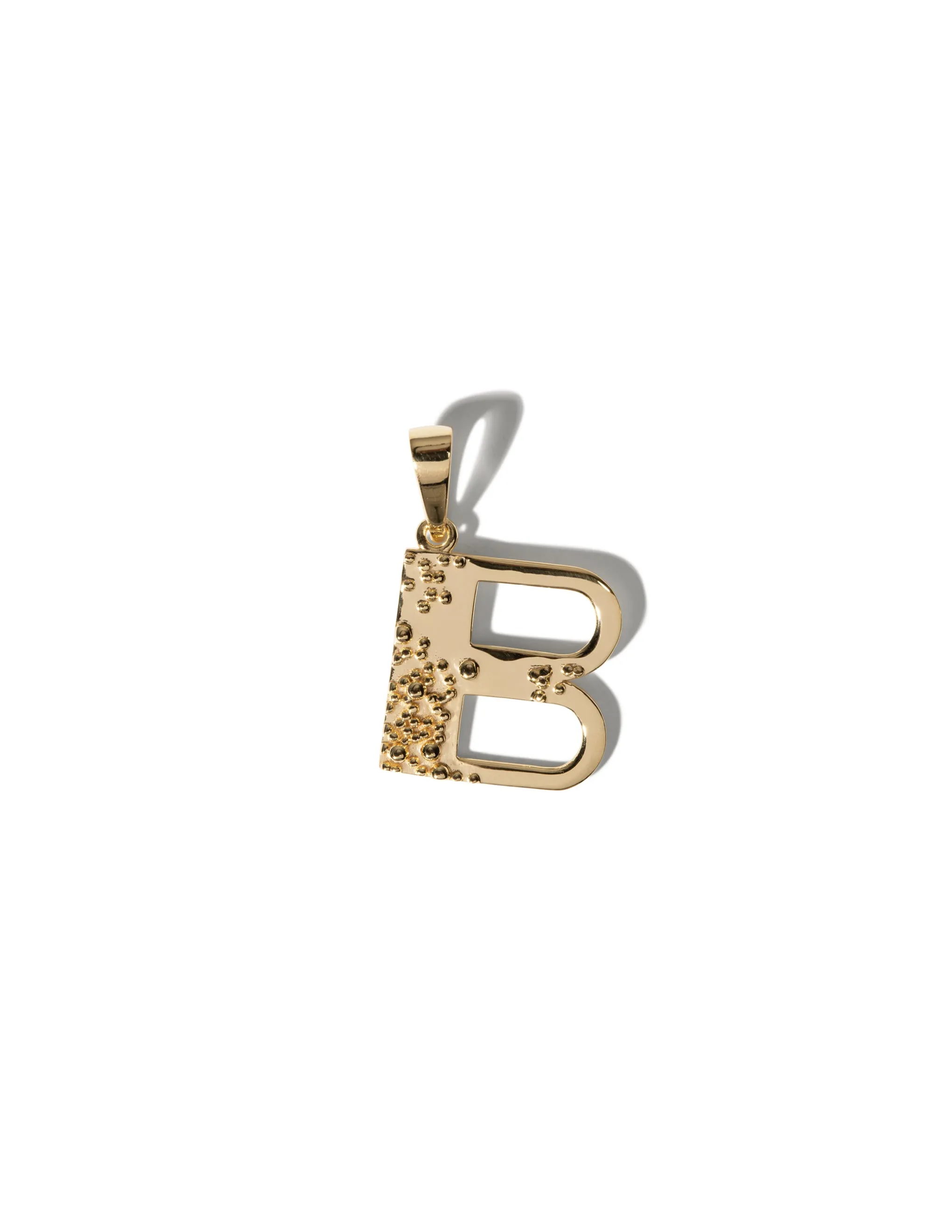 Letter Necklace A-Z <br> Gold Vermeil