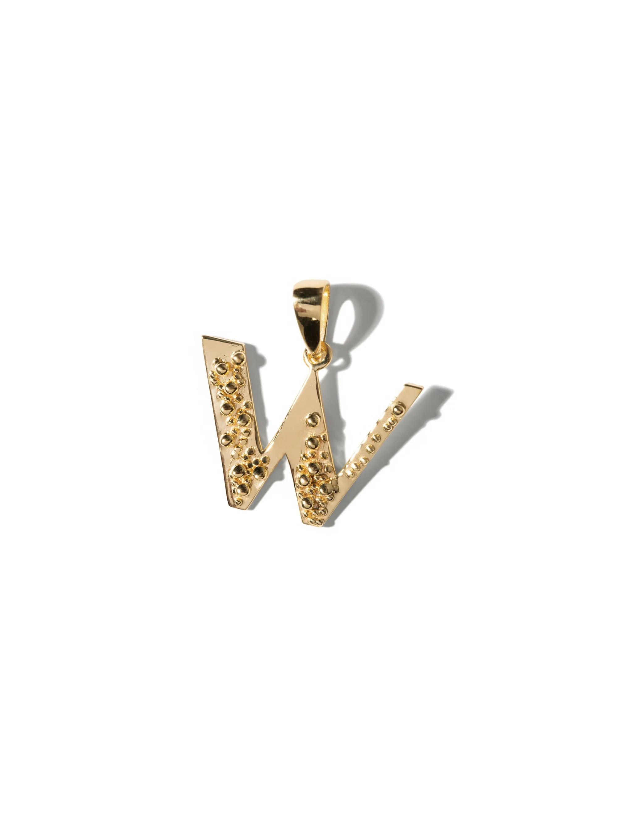 Letter Necklace A-Z <br> Gold Vermeil