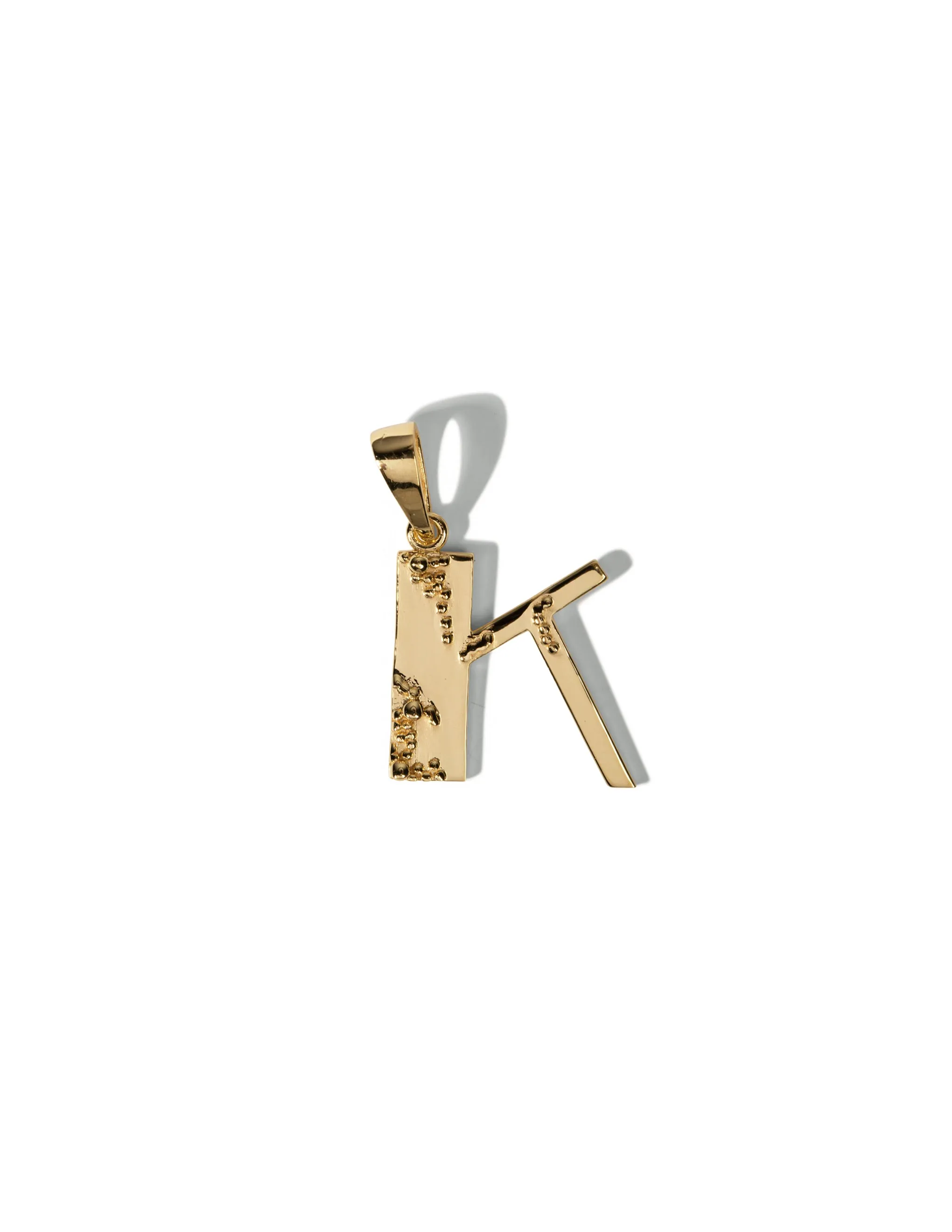 Letter Necklace A-Z <br> Gold Vermeil