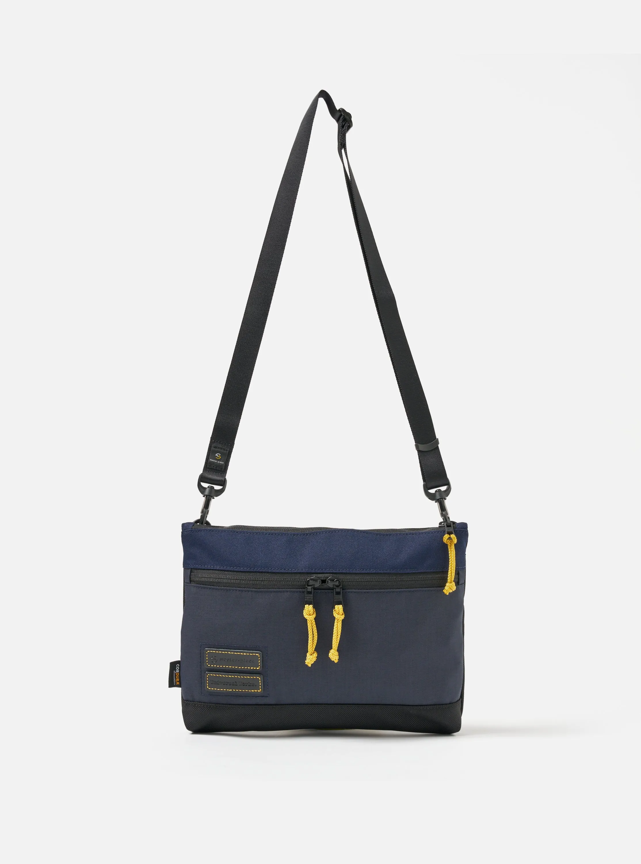 master-piece x Universal Works Shoulder Bag in Navy Recycled Tech Canvas