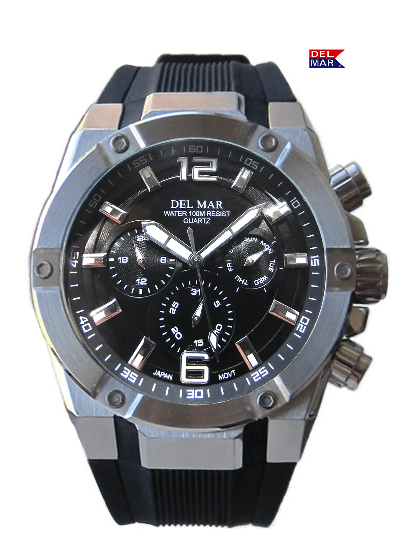 Men's Black Dial Multi-function Watch - #50394