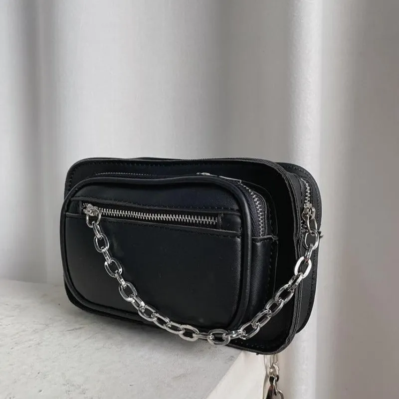 Multi-Pouch Mini Crossbody Bag