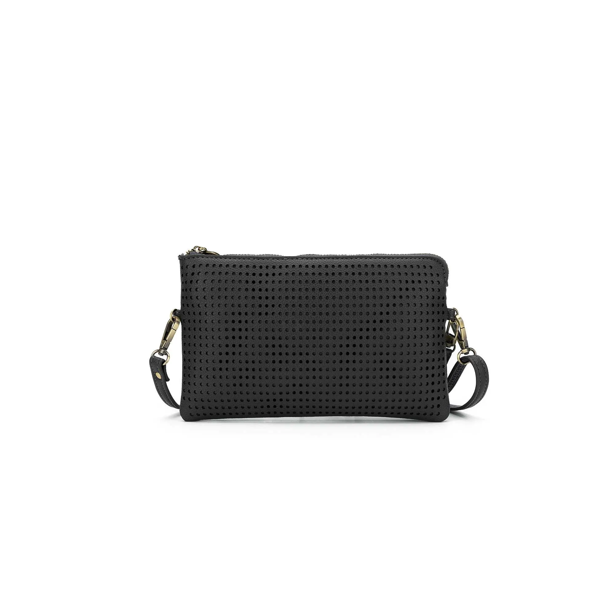 Nina Grey Crossbody/Clutch