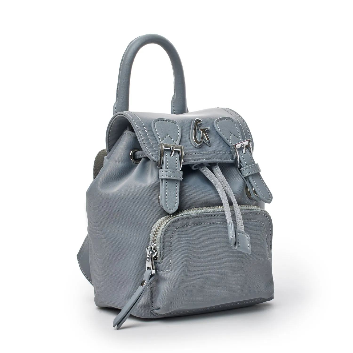 NYLON MINI BACKPACK GRAY