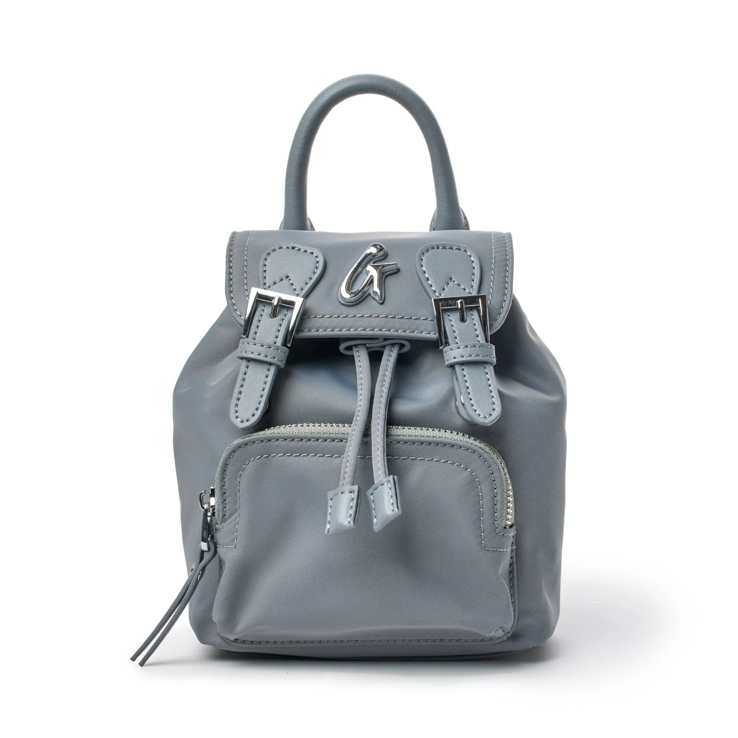 NYLON MINI BACKPACK GRAY