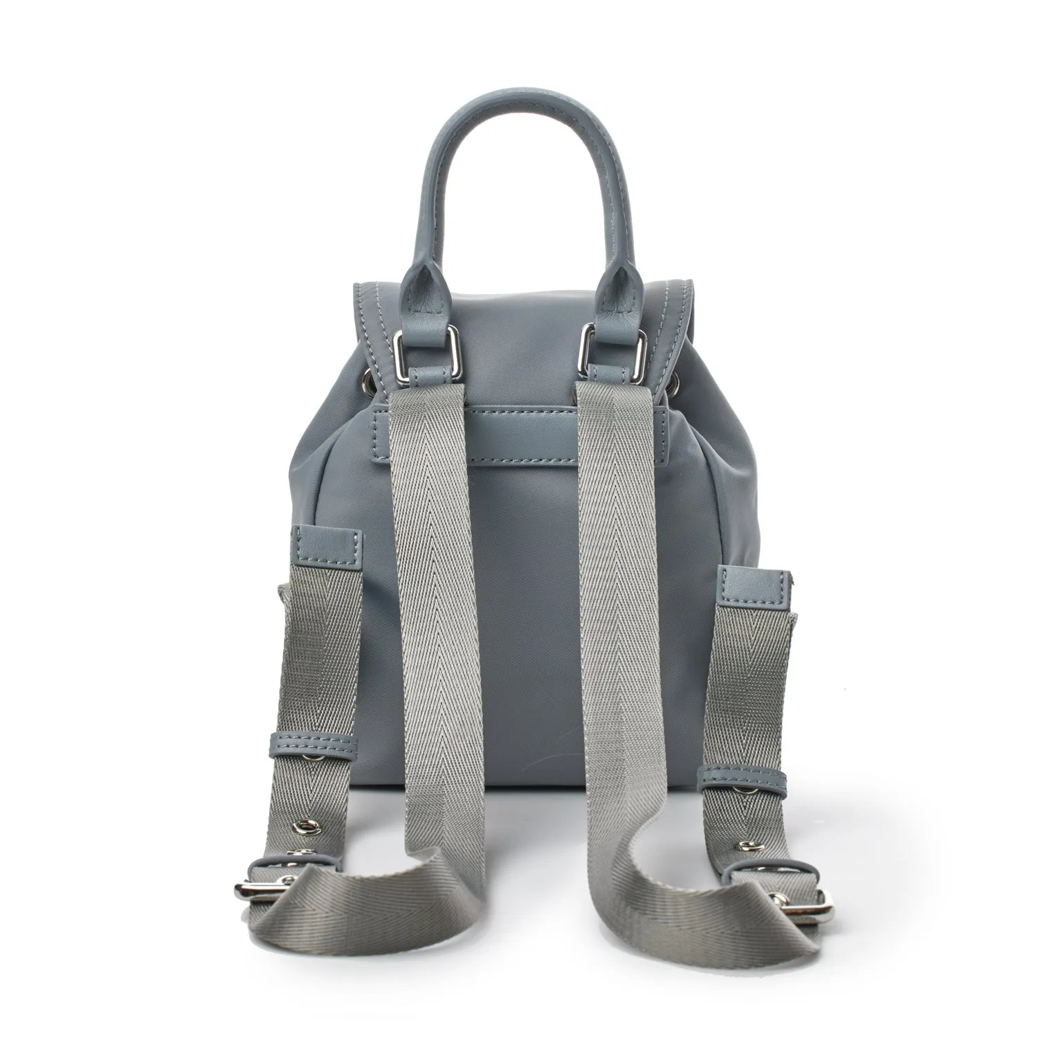 NYLON MINI BACKPACK GRAY