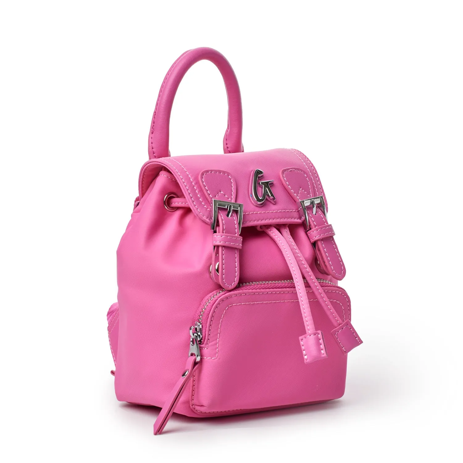 NYLON MINI BACKPACK HOT PINK