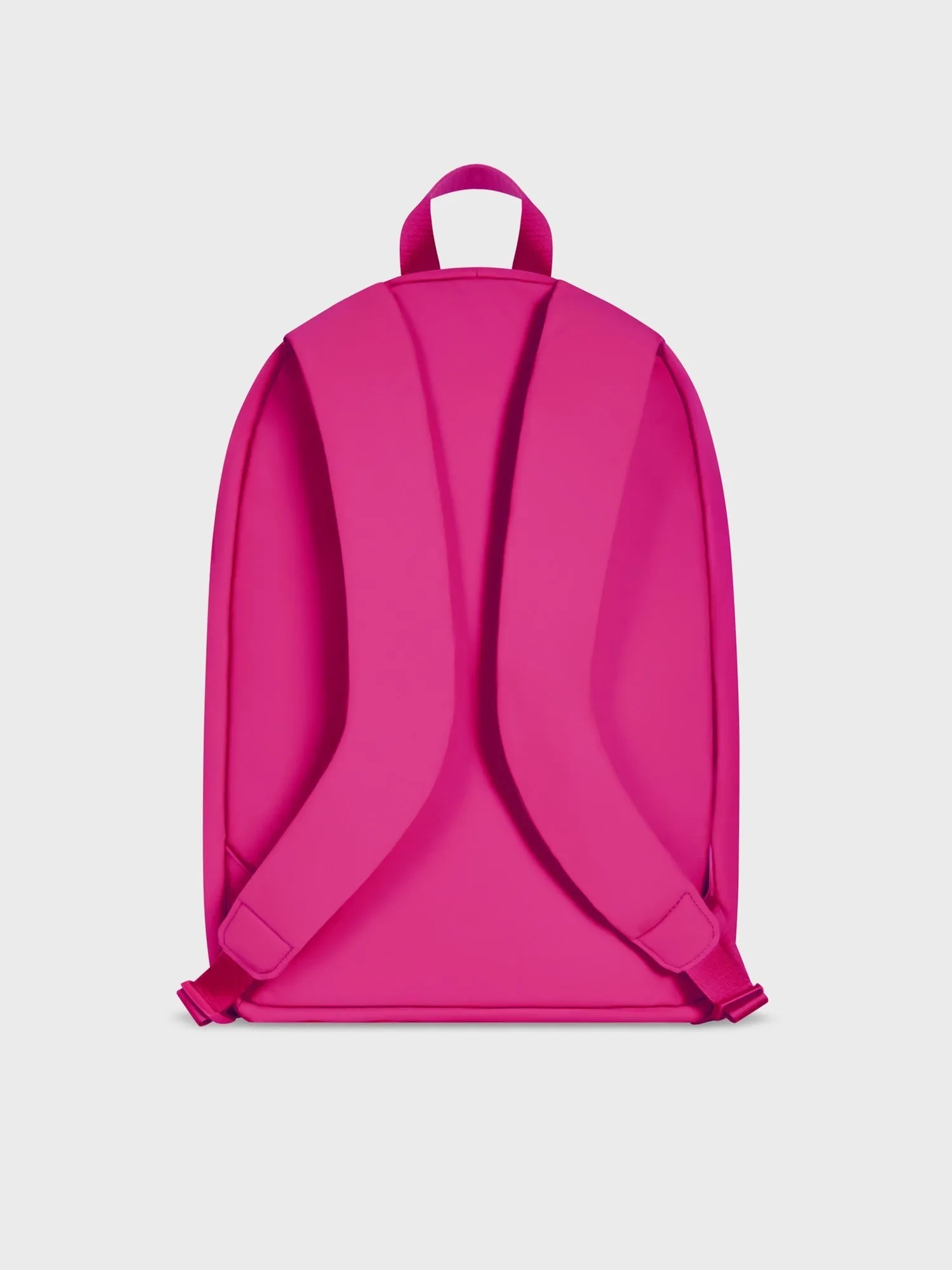 Nylon Padded Backpack—foxglove pink