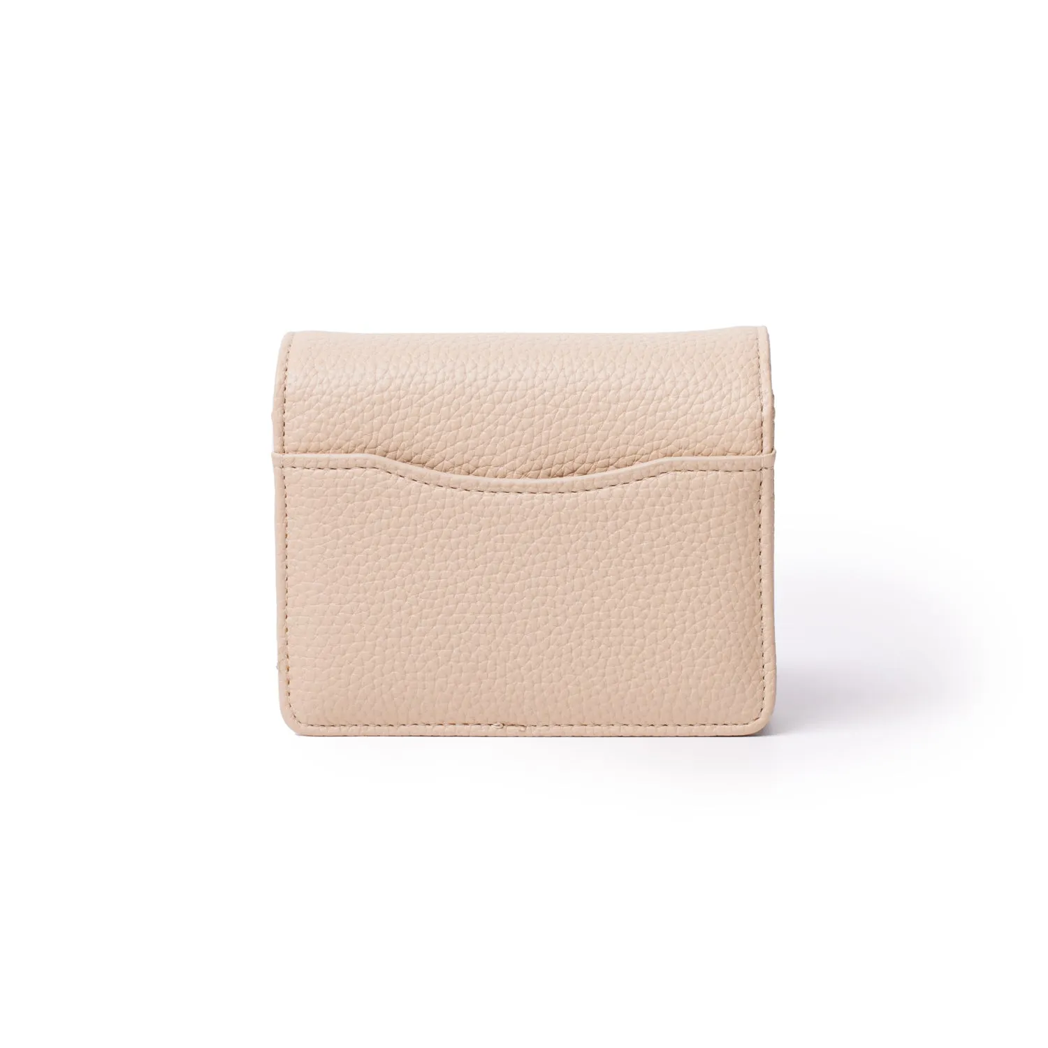 PEBBLE MINI WALLET ON CHAIN NUDE