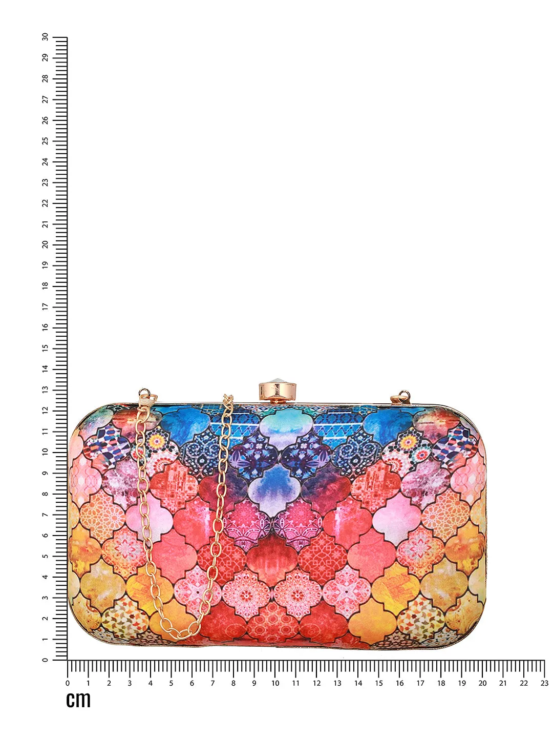 Printed Box Clutch